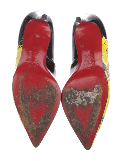Christian Louboutin Patent Leather Printed Pumps