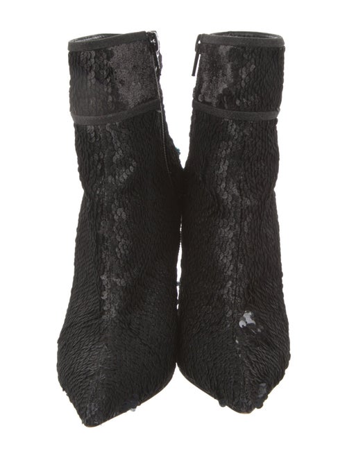 Christian Louboutin Sequins Glitter Accents Boots