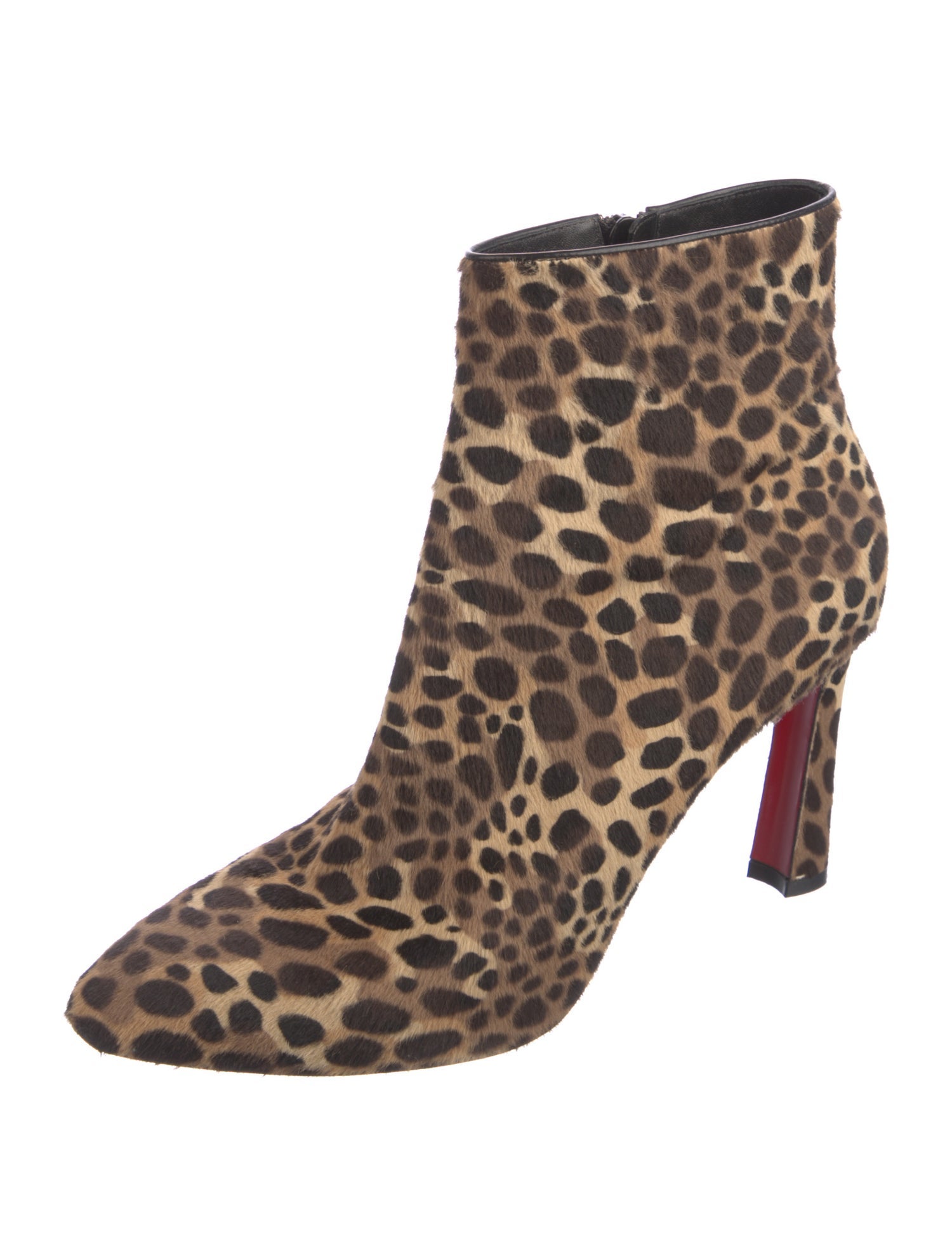 Christian Louboutin Ponyhair Animal Print Boots
