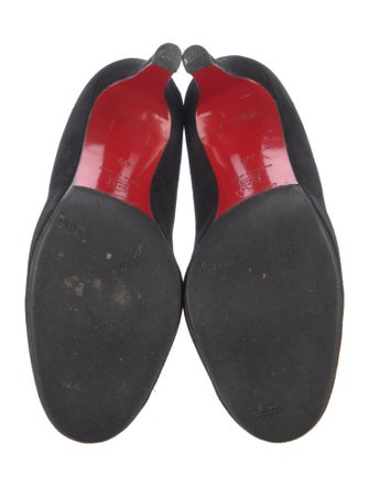 Christian Louboutin Suede Slingback Sandals