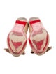 Christian Louboutin Leather Bow Accents Ballet Flats