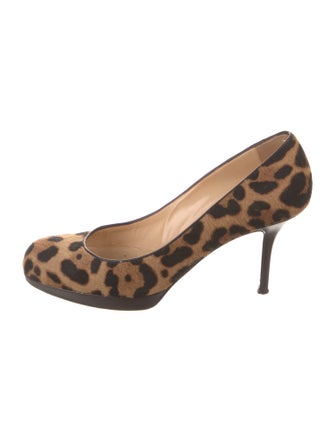 Christian Louboutin Ponyhair Animal Print Pumps