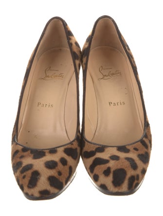 Christian Louboutin Ponyhair Animal Print Pumps