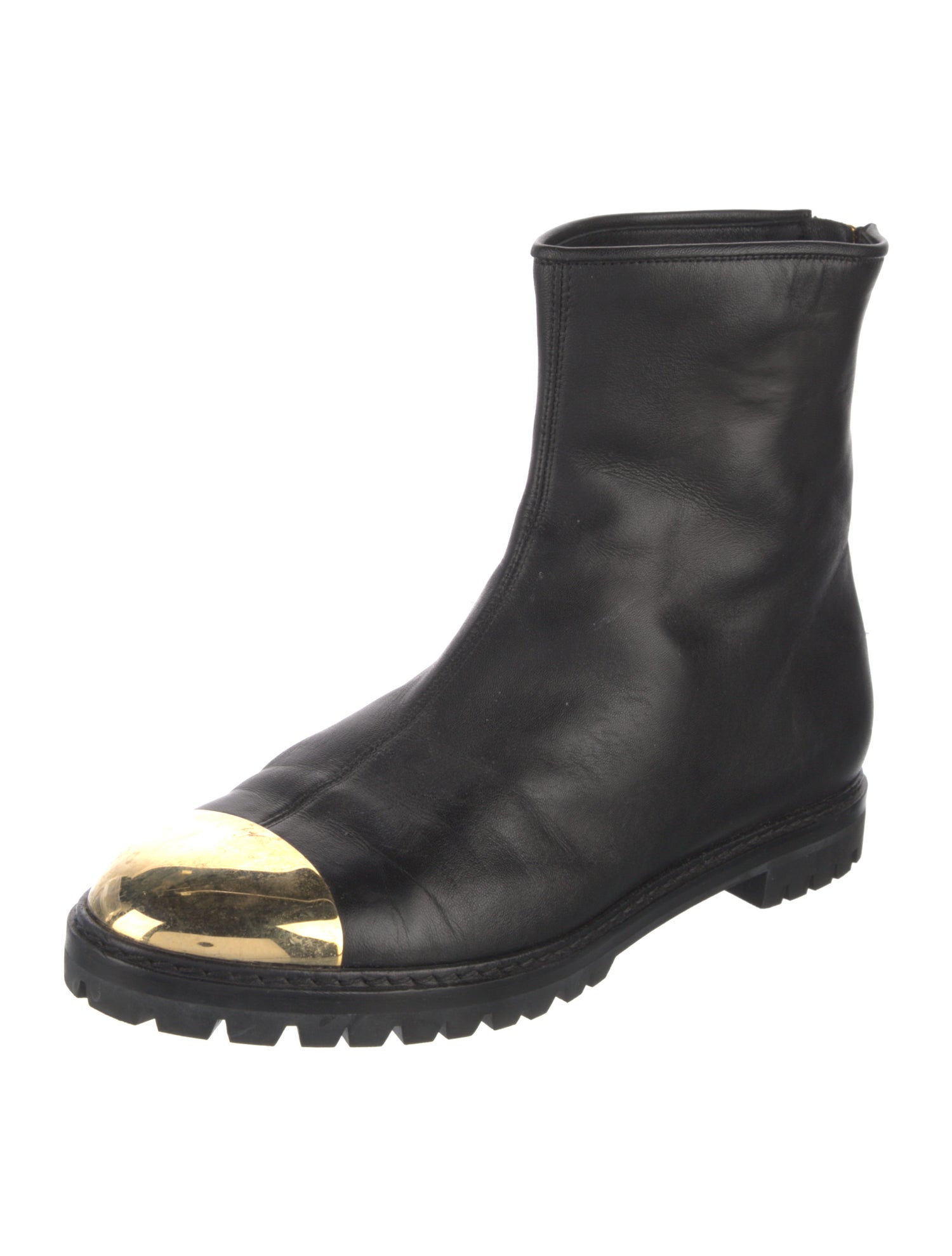 Giuseppe Zanotti Spike Accents Leather Boots