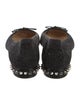 Christian Louboutin Spike Accents Glitter Ballet Flats