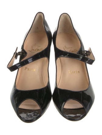 Christian Louboutin Patent Leather D'Orsay Pumps