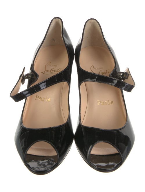 Christian Louboutin Patent Leather D'Orsay Pumps