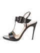 Christian Louboutin Patent Leather T-Strap Sandals