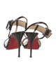 Christian Louboutin Patent Leather T-Strap Sandals
