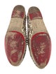 Christian Louboutin Spike Accents Canvas Espadrilles