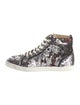 Christian Louboutin Sequins Animal Print Sneakers