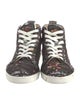 Christian Louboutin Sequins Animal Print Sneakers