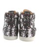 Christian Louboutin Sequins Animal Print Sneakers