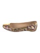 Christian Louboutin Leather Printed Ballet Flats