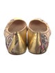 Christian Louboutin Leather Printed Ballet Flats