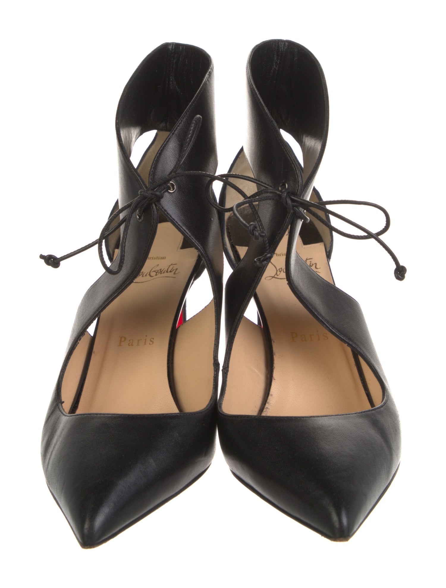 Christian Louboutin Leather D'Orsay Pumps