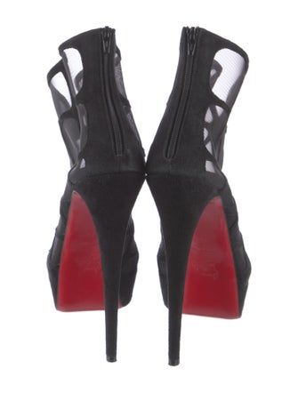 Christian Louboutin Mesh Mesh Accents Pumps
