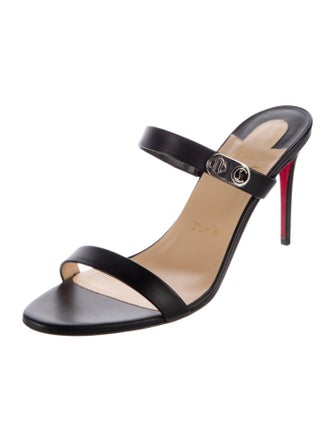 Christian Louboutin Leather Slides