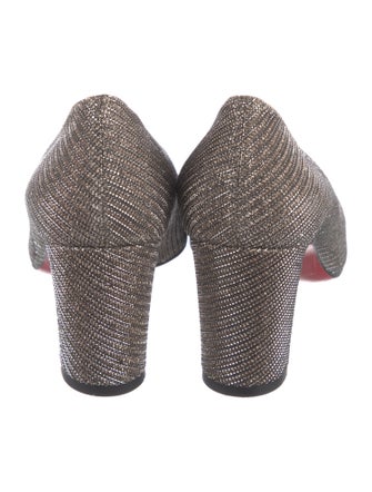 Christian Louboutin Glitter Accents Pumps
