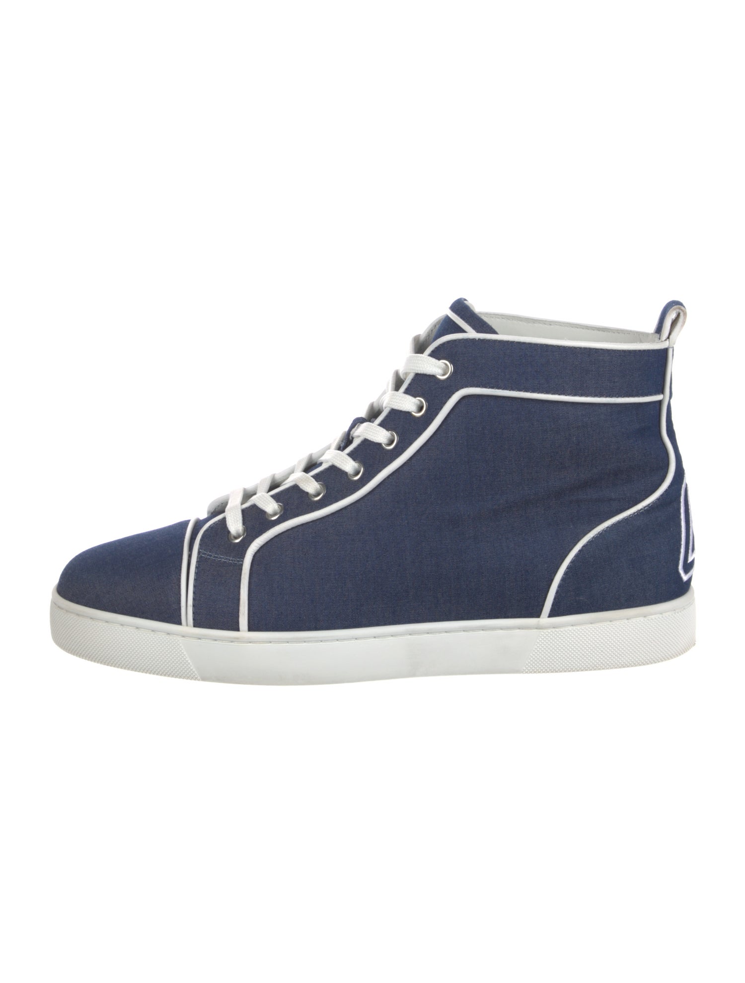 Christian Louboutin Denim Sneakers - Blue Sneakers, Shoes