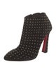 Christian Louboutin Suede Studded Accents Boots