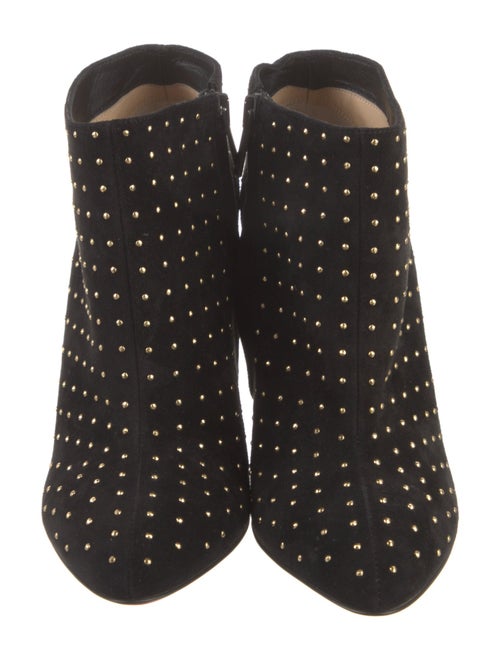 Christian Louboutin Suede Studded Accents Boots