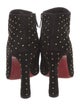 Christian Louboutin Suede Studded Accents Boots
