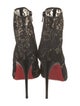 Christian Louboutin Lace Floral Print Boots
