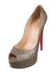 Christian Louboutin Glitter Glitter Accents Pumps