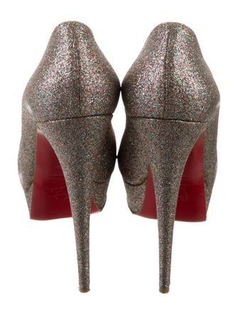 Christian Louboutin Glitter Glitter Accents Pumps