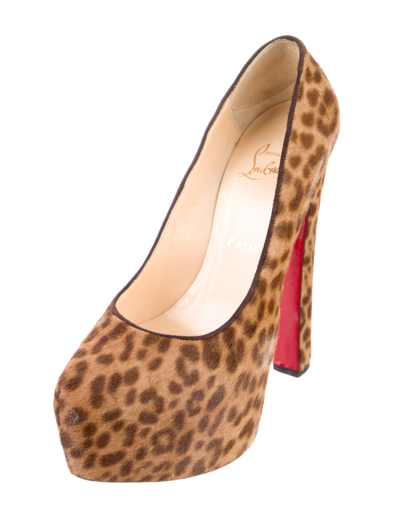 Christian Louboutin Ponyhair Animal Print Pumps