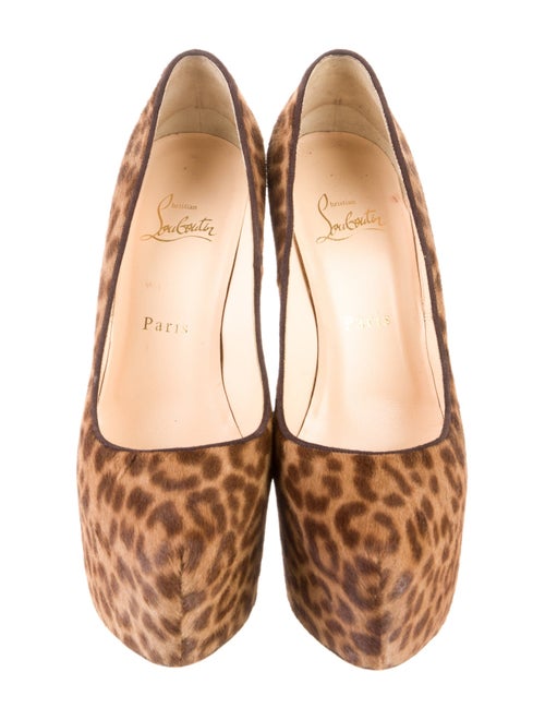 Christian Louboutin Ponyhair Animal Print Pumps