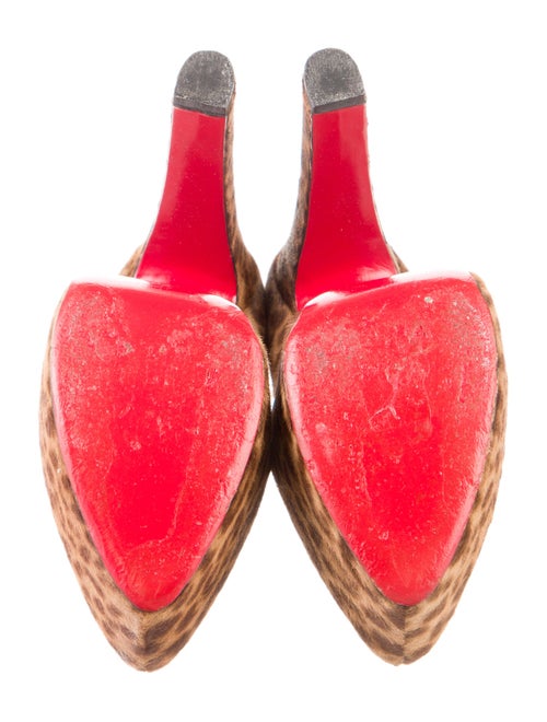Christian Louboutin Ponyhair Animal Print Pumps
