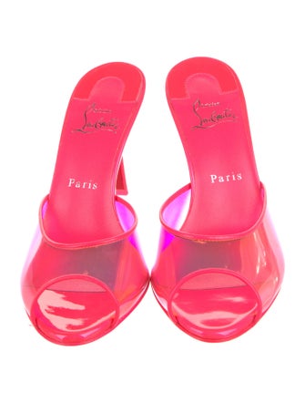 Christian Louboutin PVC Slides