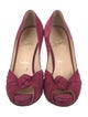 Christian Louboutin Suede D'Orsay Pumps