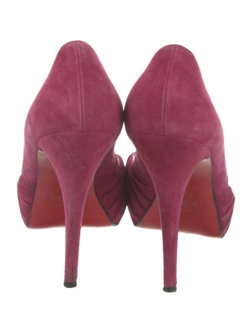 Christian Louboutin Suede D'Orsay Pumps