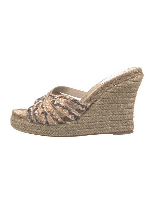 Christian Louboutin Animal Print Espadrilles