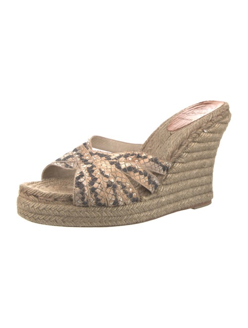 Christian Louboutin Animal Print Espadrilles