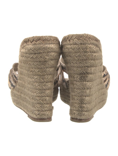 Christian Louboutin Animal Print Espadrilles