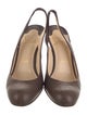 Christian Louboutin Leather Slingback Pumps