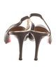 Christian Louboutin Leather Slingback Pumps