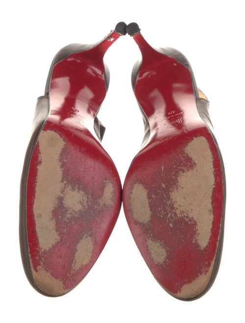 Christian Louboutin Leather Slingback Pumps