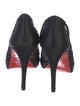 Christian Louboutin Mesh Beaded Accents Pumps