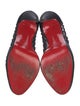 Christian Louboutin Mesh Beaded Accents Pumps