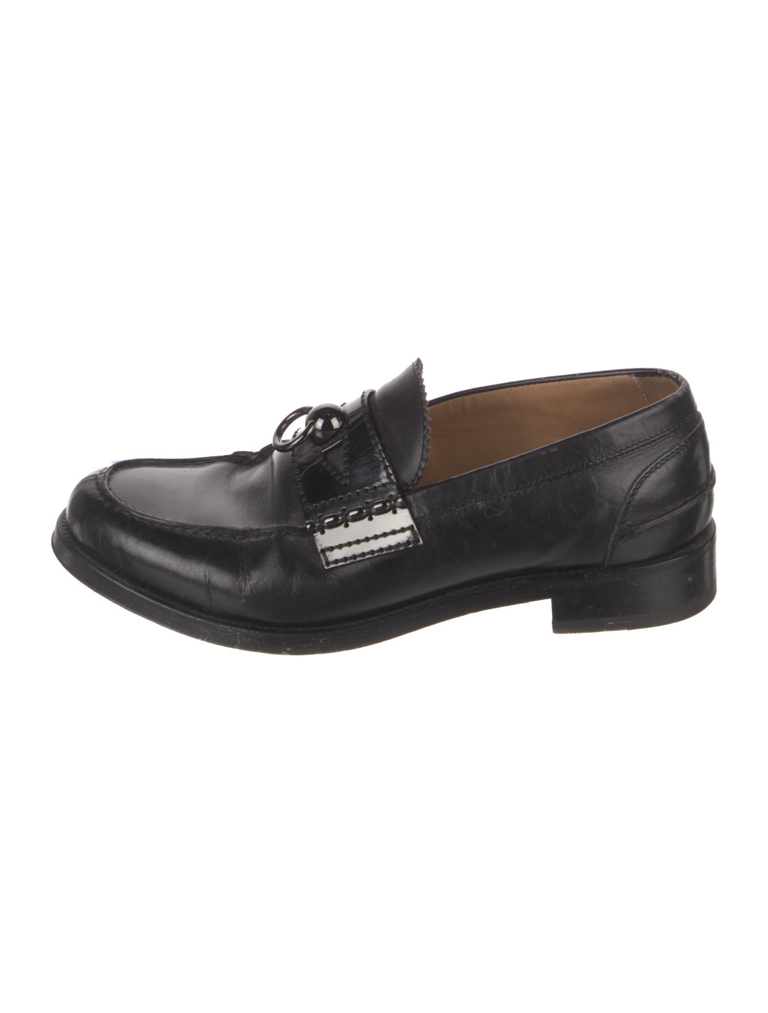 Christian Louboutin Leather Dress Loafers