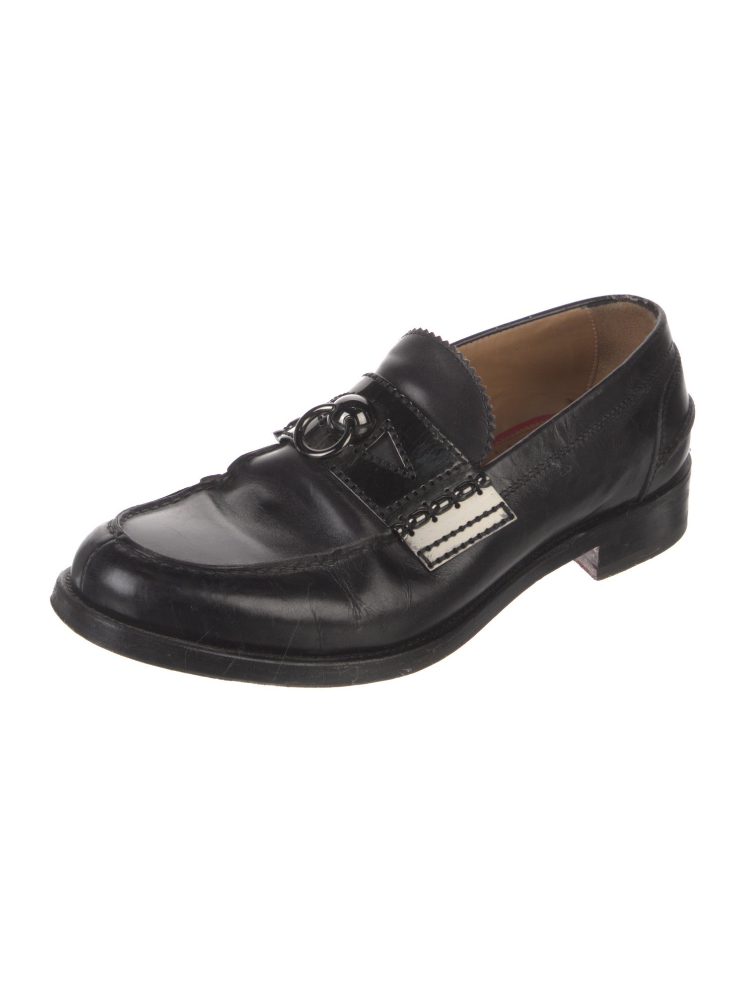 Christian Louboutin Leather Dress Loafers