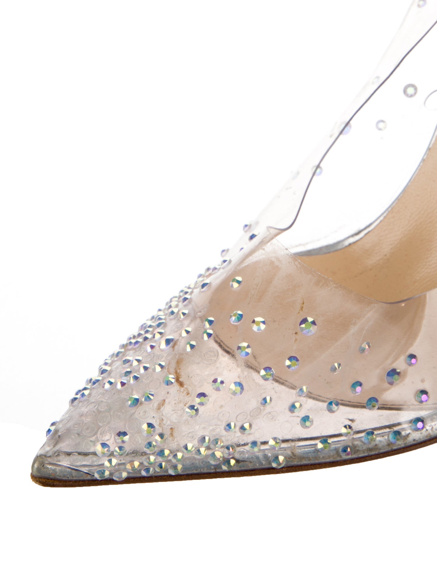 Christian Louboutin PVC Crystal Embellishments Pumps