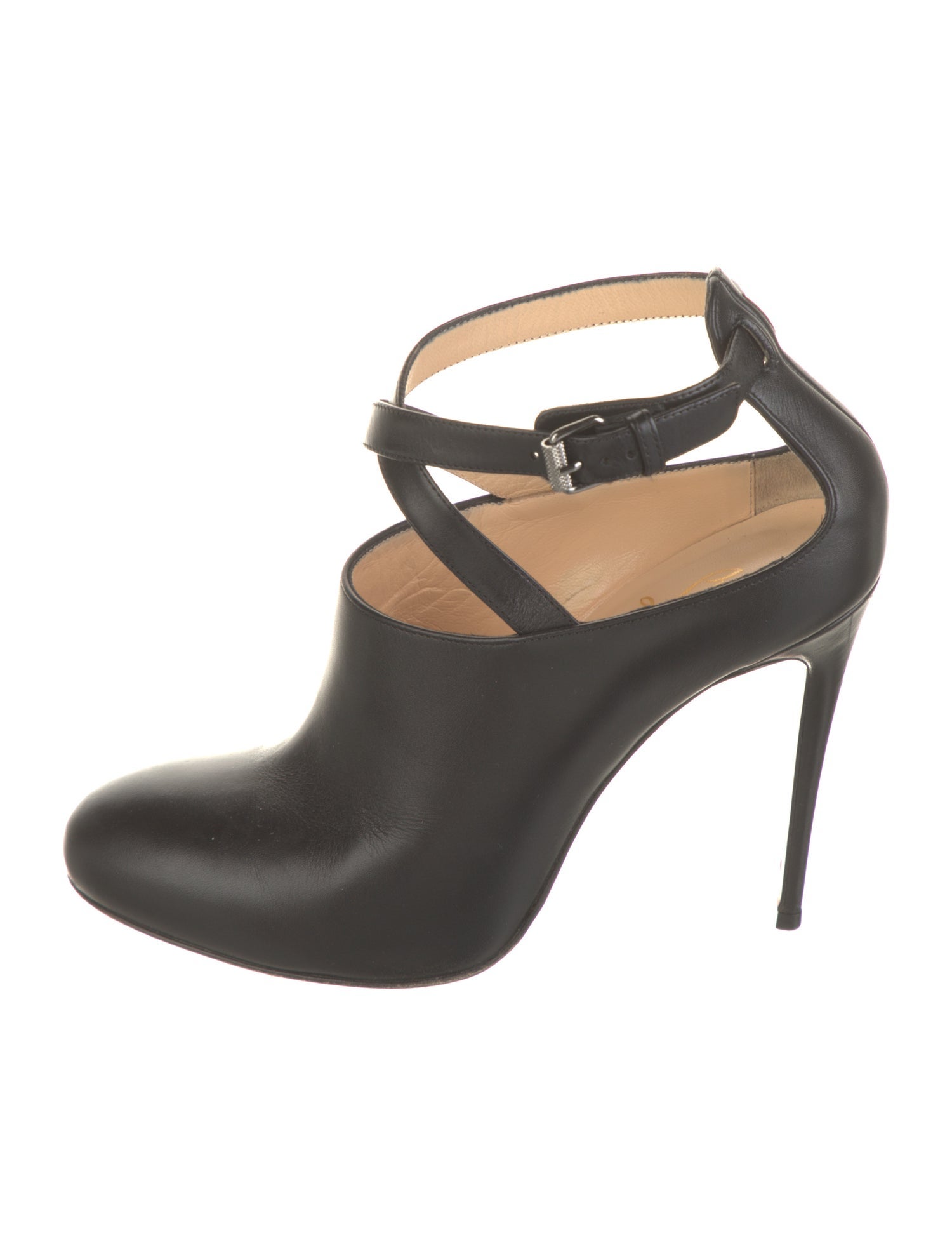 Christian Louboutin Leather Lace-Up Boots