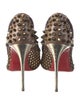 Christian Louboutin Spike Accents Mesh Pumps