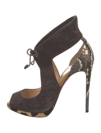 Christian Louboutin Suede Sandals
